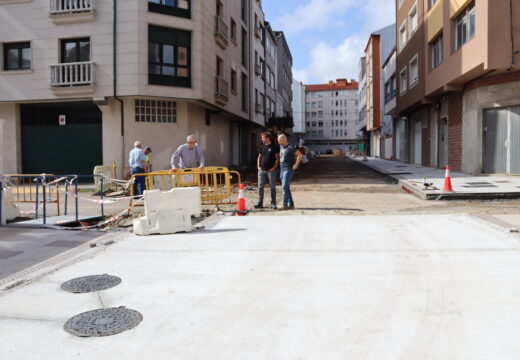 Avanzan as obras de reurbanización das rúas Labarta Pose Manuel Murguía, Otero Pedrayo e parte de Antón Fraguas